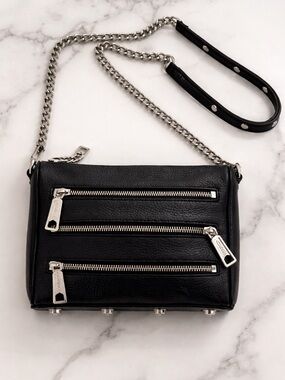 Rebecca Minkoff Black Leather Small Crossbody